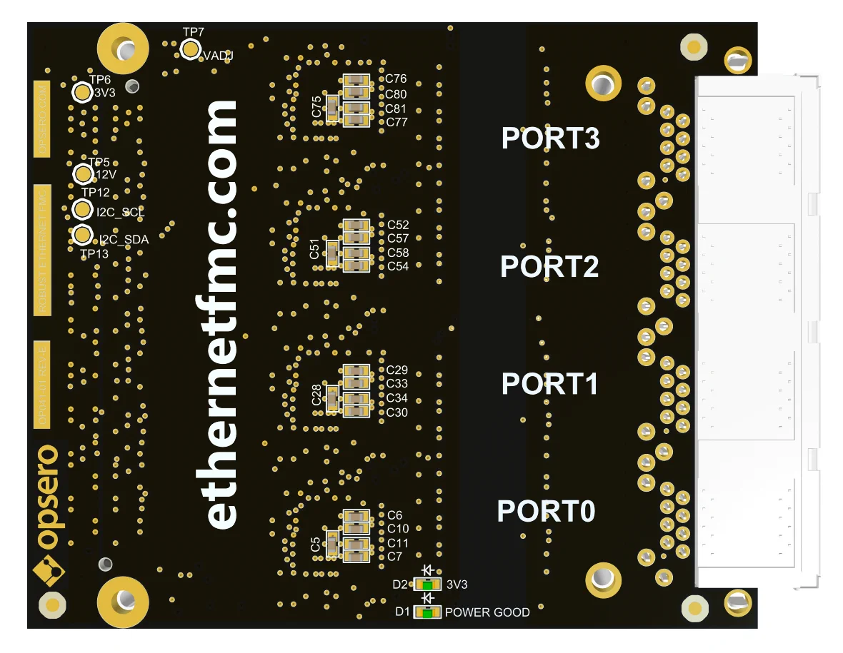 Robust Ethernet FMC bottom